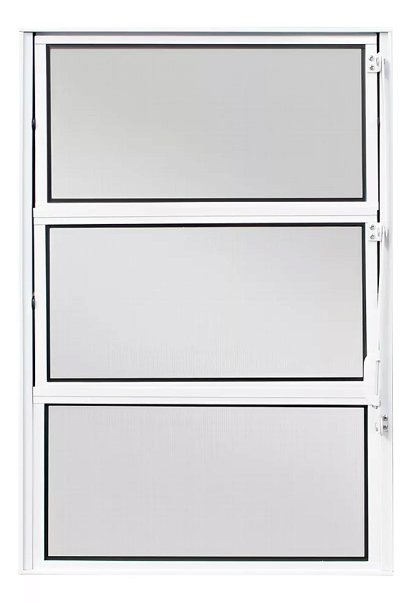 Vitro 60x40 - Aluminio Branco - Modelo Janela Basculante