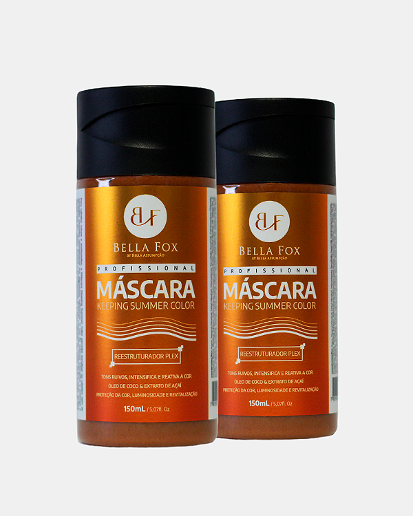 PROMOÇÃO - KIT MÁSCARA PIGMENTANTE RUIVA KSC 150ML (2UND)