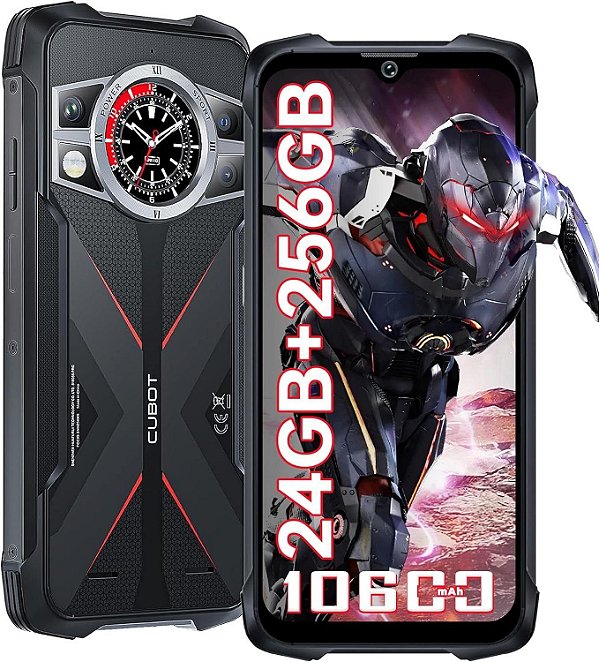 Celular Cubot King Kong 9 256gb 24gb a prova dagua e resistente a quedas bateria de longa vida 10.000