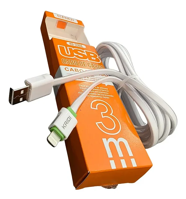 Cabo Kaidi 330a USB-Lightning 3 Metros