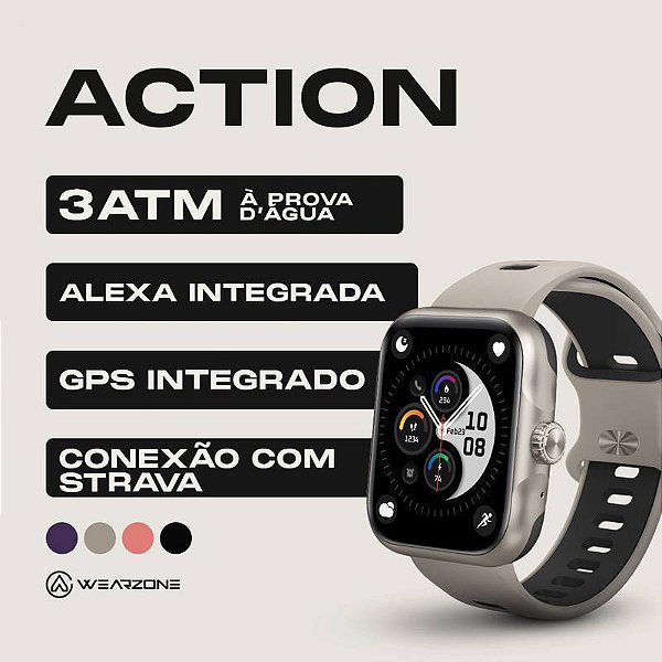Action Wearzone Smartwatch Esportivo