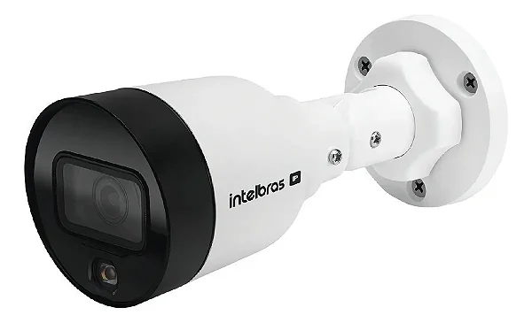 CCâmera IP Bullet Intelbras VIPC 1430 B com resolução 4MP, visão noturna de 30m, proteção IP66, PoE e compressão H.265+ para monitoramento eficiente.