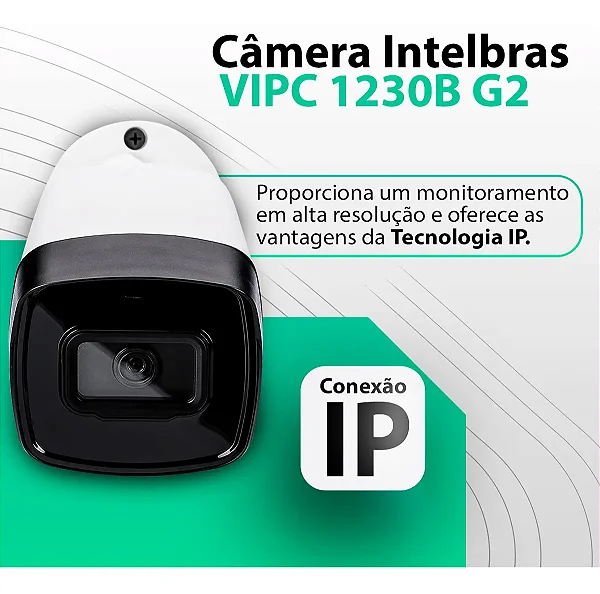 Câmera Intelbras Vipc 1230B G2 Full HD 1080p