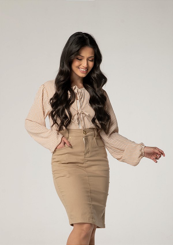 Saia Secretaria Bege Ref 15123