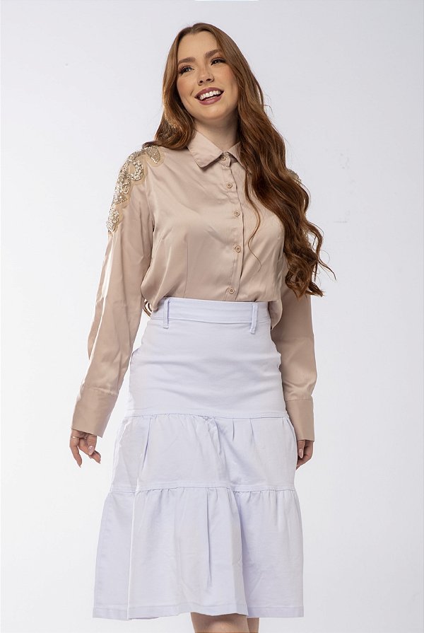 Saia 3 Marias Branca Ref 15115