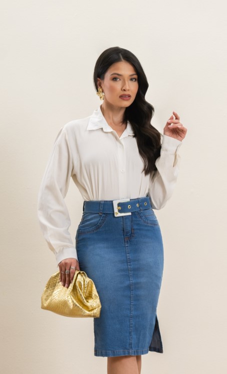 Saia de Cinto Clara Ref 15133