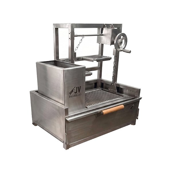 Churrasqueira Parrilla argentina M750 de bancada - 100% inox 304 - JV Parrillas