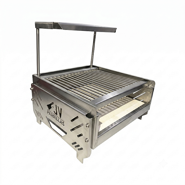 Churrasqueira Portátil - Grill Mini - 100% inox 304 - JV Parrillas