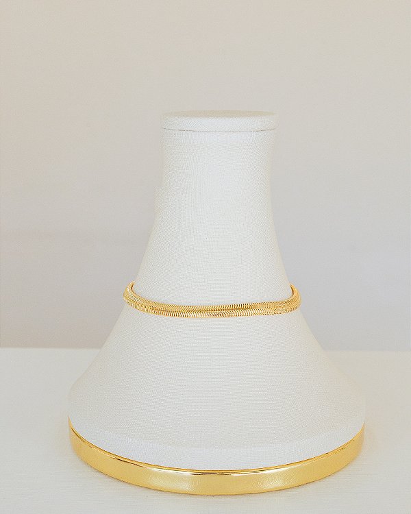 PULSEIRA FIO ALEMAO 3MM NO OURO