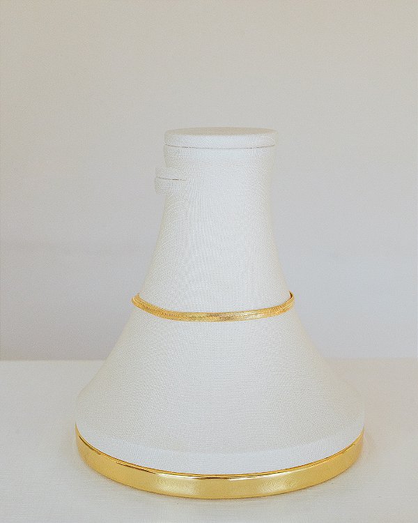 PULSEIRA FITA 3MM NO OURO