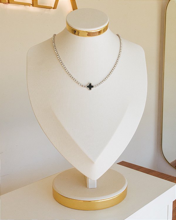 COLAR RIVIERA COM TREVO ANX