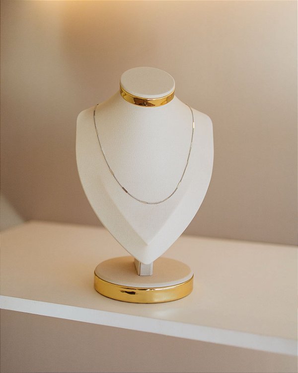 CHOKER AMASSADINHO NA PRATA