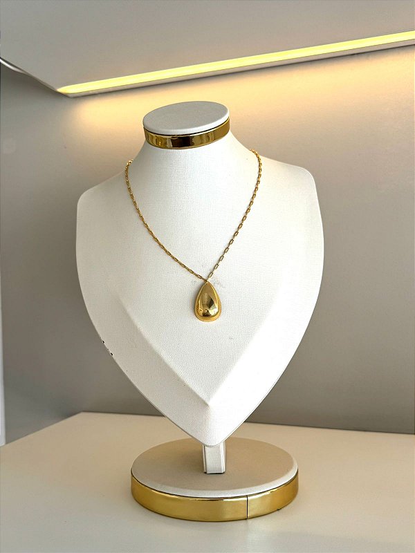 COLAR GOTA GG NO OURO