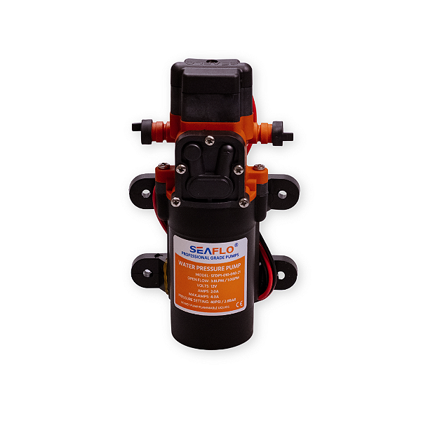 Bomba de Transferência Automática 12v 1.0 GPM 40PSI Mini SEAFLO
