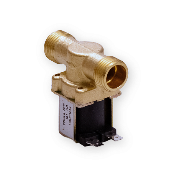 Válvula Solenóide 12V NF para Automacao de Fluxo de Água 1/2" - Latão