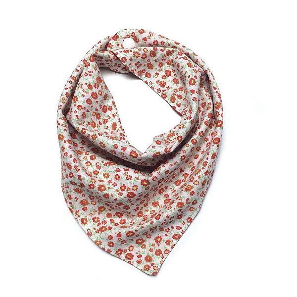 Bandana Dupla Face Floral