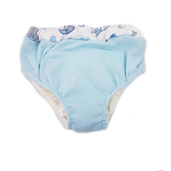 Cueca de Desfralde Azul