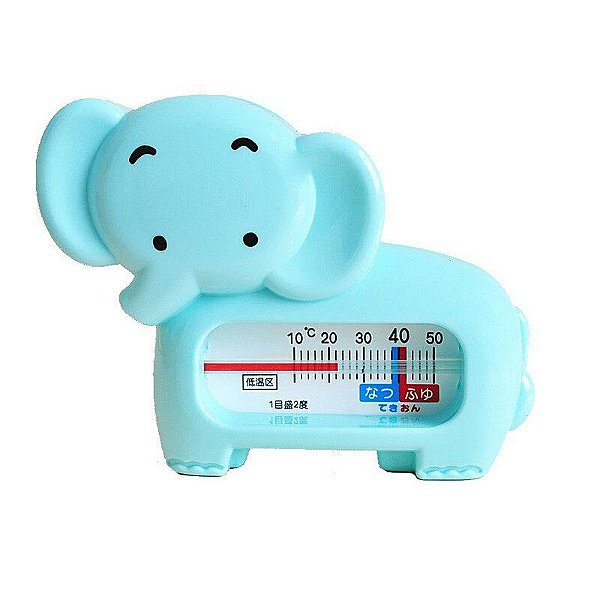 Termômetro Para Banho Elefante Azul