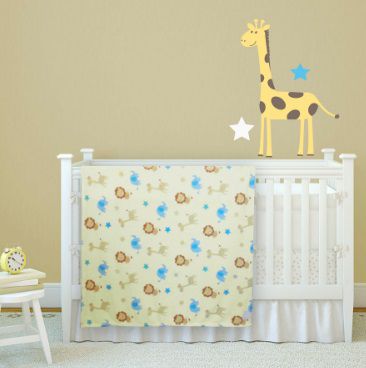 Manta Confort baby girafa - Antialérgico