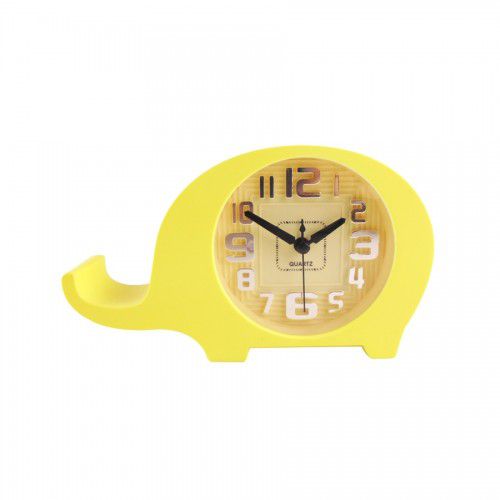 Relógio de Mesa Elefante Amarelo