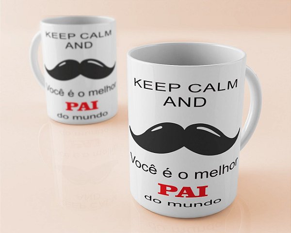 Caneca dia dos pais - Keep Calm