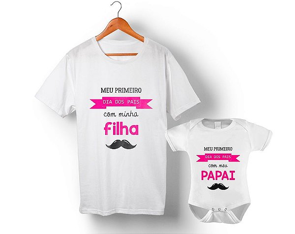 Tal Pai, Tal Filha - Primeiro dia dos pais Bigode - Menina