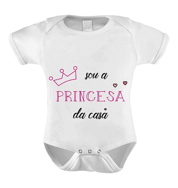 Body ou Camiseta Sou a Princesa da casa