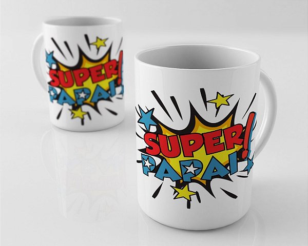 Caneca dia dos pais - Super papai