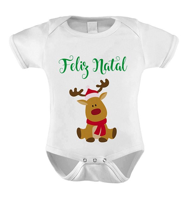 Body ou Camiseta Divertido de Natal - Feliz natal Rena