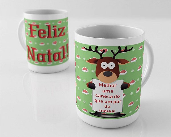 Caneca de Natal - O melhor Presente que um par de meias