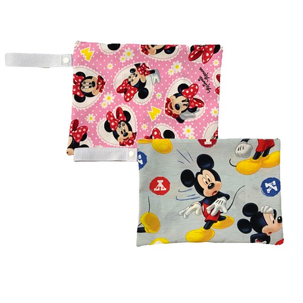 Saquinho Impermeável para roupas Mickey / Minnie