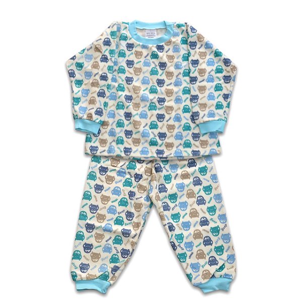 Pijama de Soft Infantil Carrinho Beep Beep