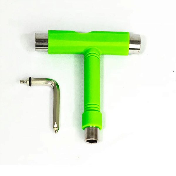 Chave T Para Skate E Longboard Verde