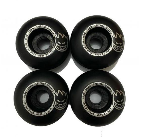 Roda Spitfire Live To Burn Black 50mm