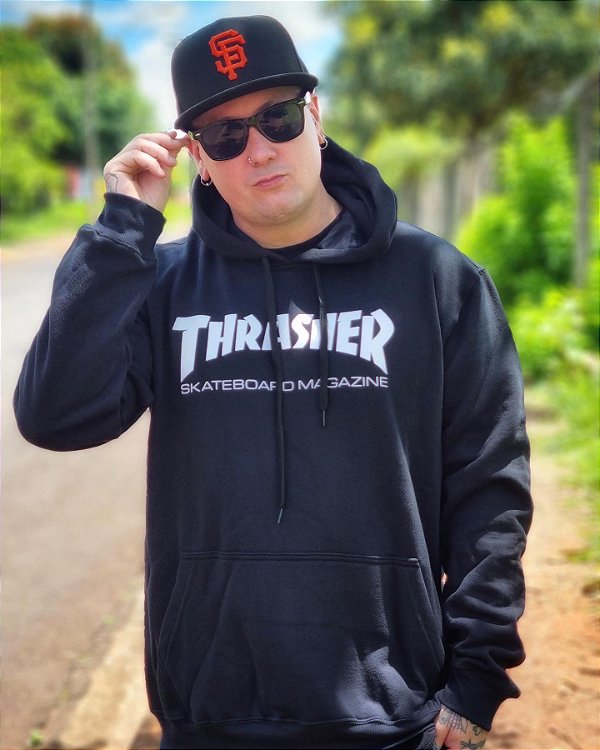 Moletom Thrasher Skate Mag Canguru
