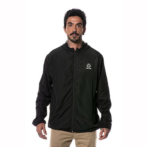 CORTA VENTO YOUR FACE REFLEX PRETO