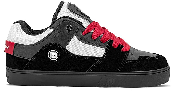 Tênis Freeday Rush Preto/Vermelho Refletivo