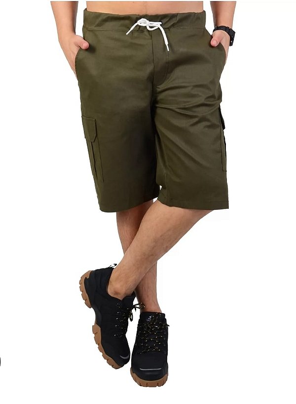 Bermuda Your Face Cargo Verde Militar