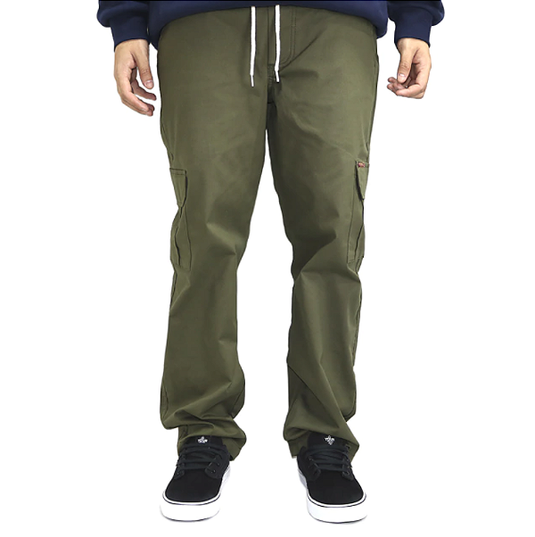 Calça Your Face Regular Cargo Verde