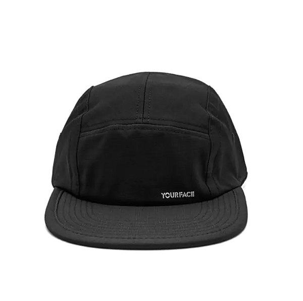 Boné Your Face Five Panel Ripstop Preto