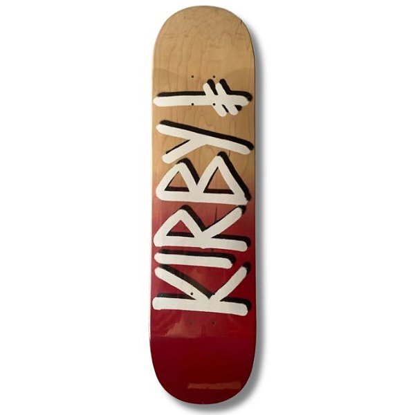 Shape Skate Maple Deathwish Taylor Kirby Gang Name Burgundy White 8.25
