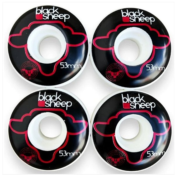 Roda Black Sheep RED 53mm Profissional