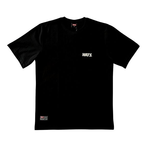 Camiseta Wats Logo Botom Preto