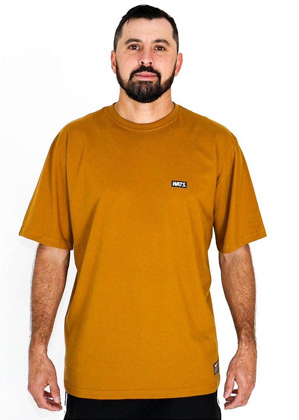 Camiseta Wats Small Box Bege
