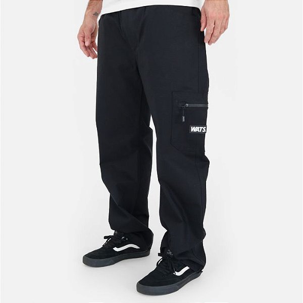 Calça Wats Ripstop Cargo Preta