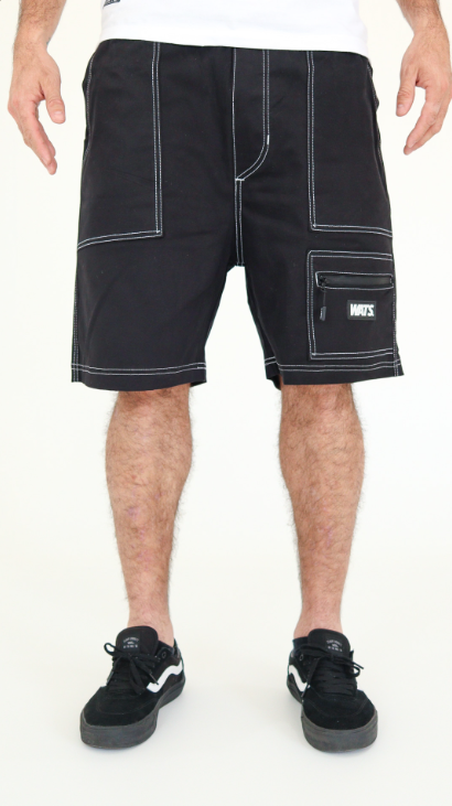 Bermuda Sarja Pesponto Preta