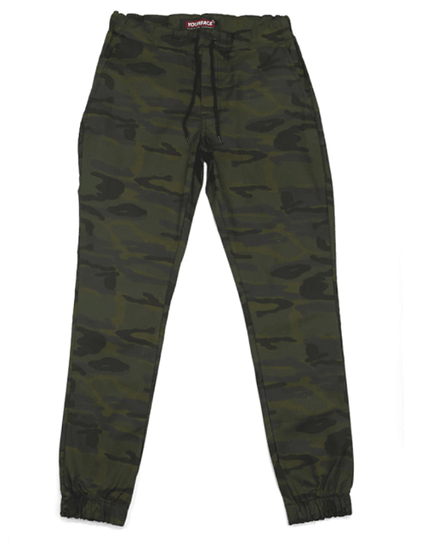 CALÇA CARGO JOGUER YOUR FACE CAMUFLADA TAM. PP