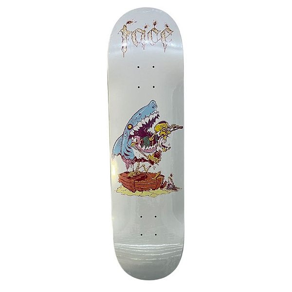 Shape Face Skate Dia De Los Muertos Tiburon Branco 8.50
