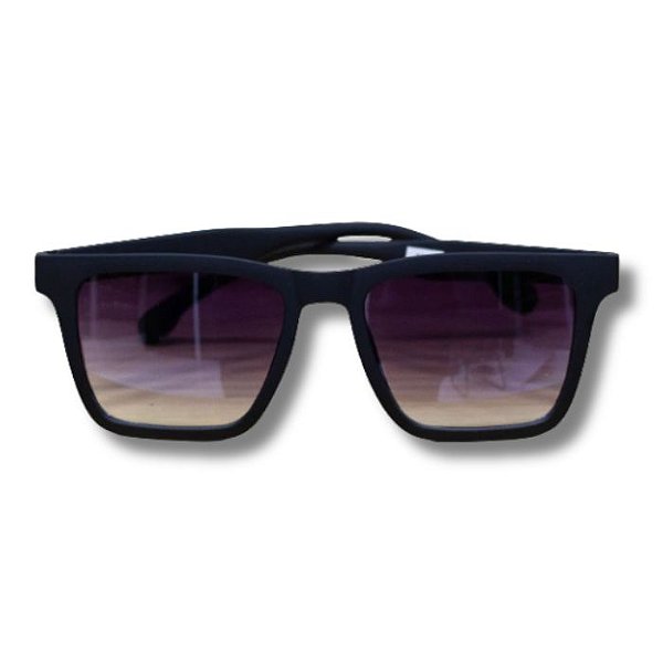 Óculos de Sol Quadrado Preto/Fosco Degrade Bang Life