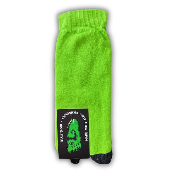 Meia Gnarly Foot Gnarly Green Foot
